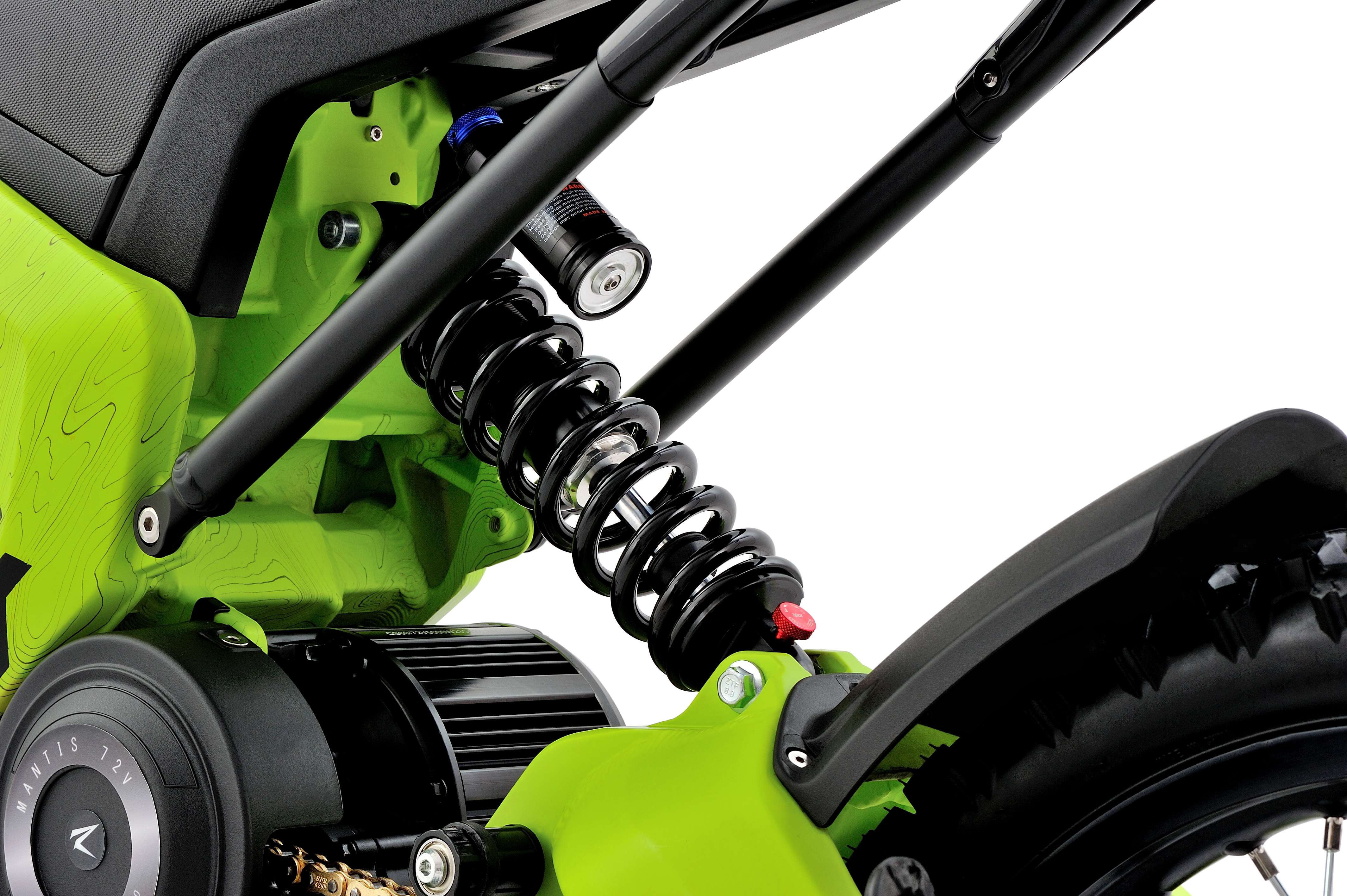72V rawrr mantis shock suspension